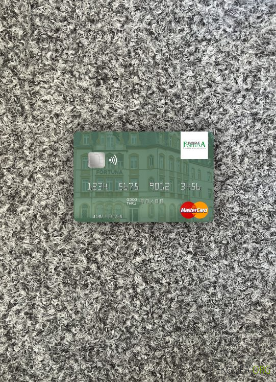 Luxembourg Banque Fortuna mastercard photolook recto